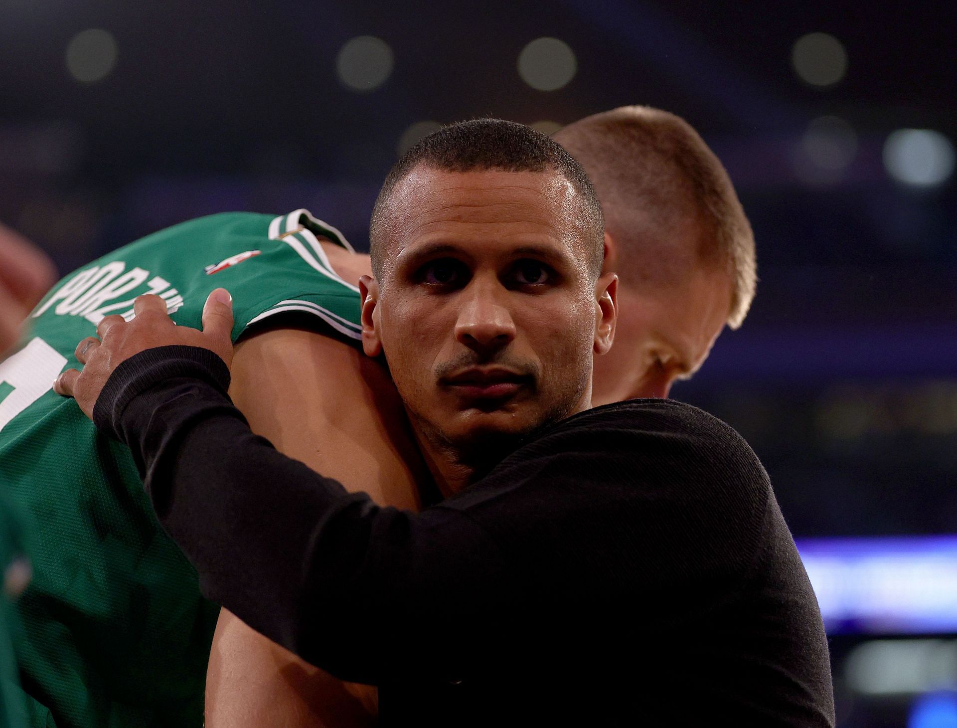 Coach Joe Mazzulla's comments on Kristaps Porzingis' illness. (Photo: GETTY)